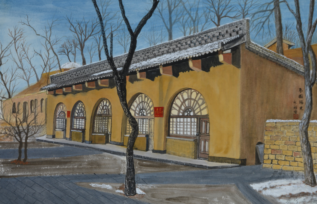 陈新祥枣园阳光国画130&times;90CM.jpg