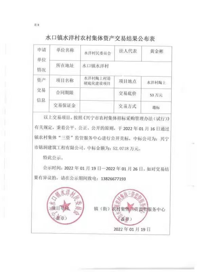 0121兴宁市水口镇水洋村陶上村道硬底化建设项目交易结果公示表.jpg