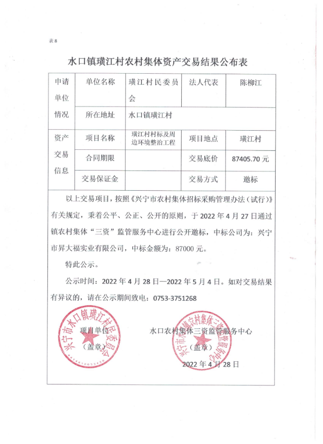 0429兴宁市水口镇璜江村村标及周边环境整治工程结果公示表.jpg