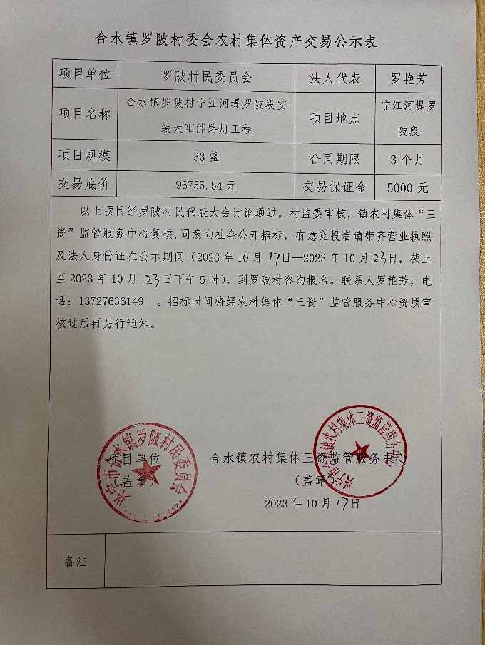 合水镇罗陂村宁江河堤罗陂段安装太阳能路灯工程资产交易公示表.jpg