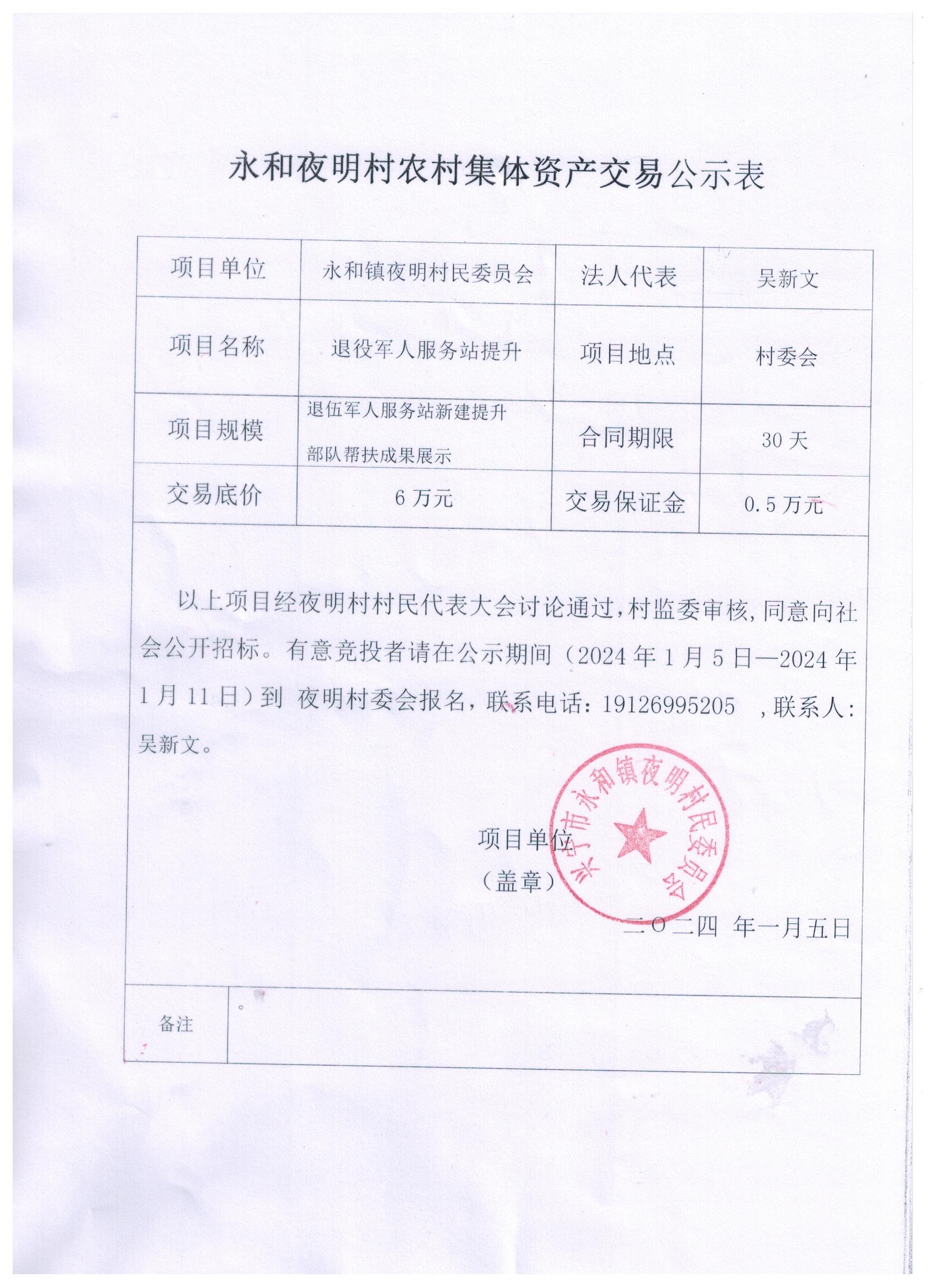永和夜明村农村集体资产交易公示表.jpeg