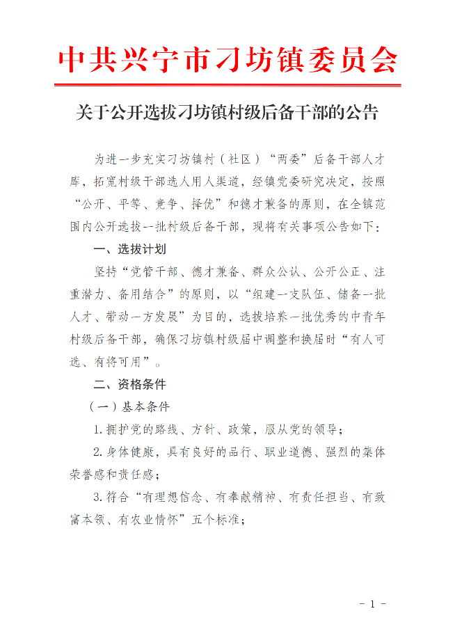 刁坊镇公开选拔村级后备干部的公告_00.png