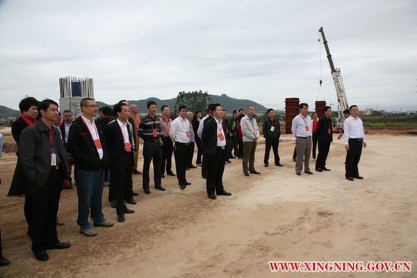 图为人大代表现场视察兴旺大桥建设.JPG