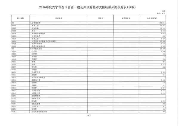 2016年度兴宁市一般公共预算基本支出经济分类决算表01.jpg