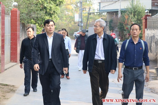 1广东省社科院院长王珺(右二)到华新村指导精准扶贫工作.JPG