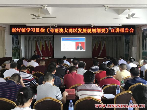 新圩镇召开学习贯彻《粤港澳大湾区发展规划纲要》宣讲报告会2.jpg